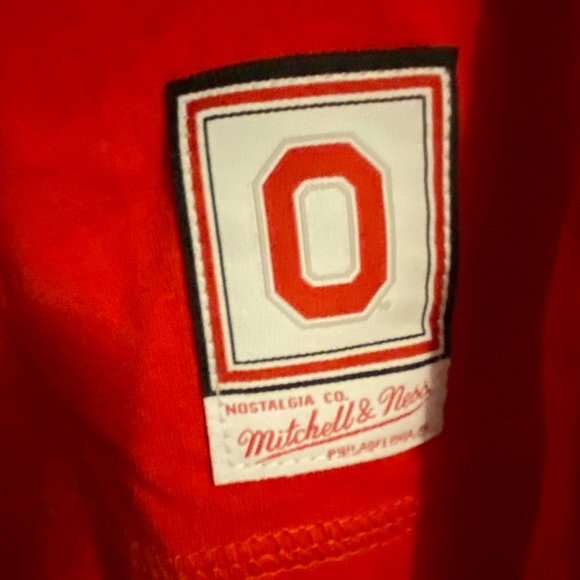 New W/Tags, Mens Mitchell & Ness NCAA Ohio State Buckeyes Eddie George Jersey,M - Picture 3 of 4